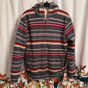 Koto Kikou Urban Outfitters Mulit-colored Zip-up Hoodie Sz M, Medium weight